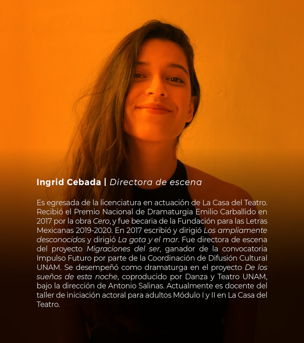 Ingrid Cebada | Directora de escena