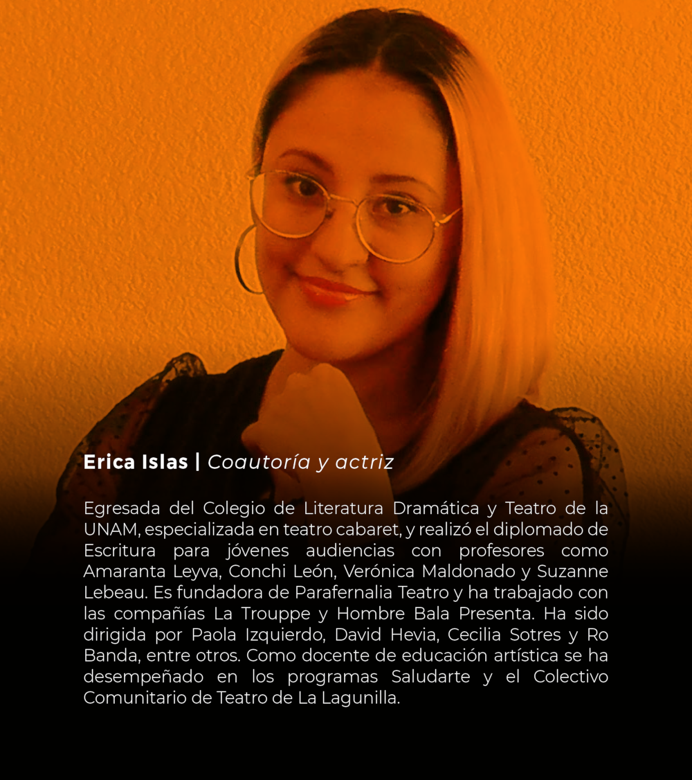 Erica Islas | Coautoría y actriz